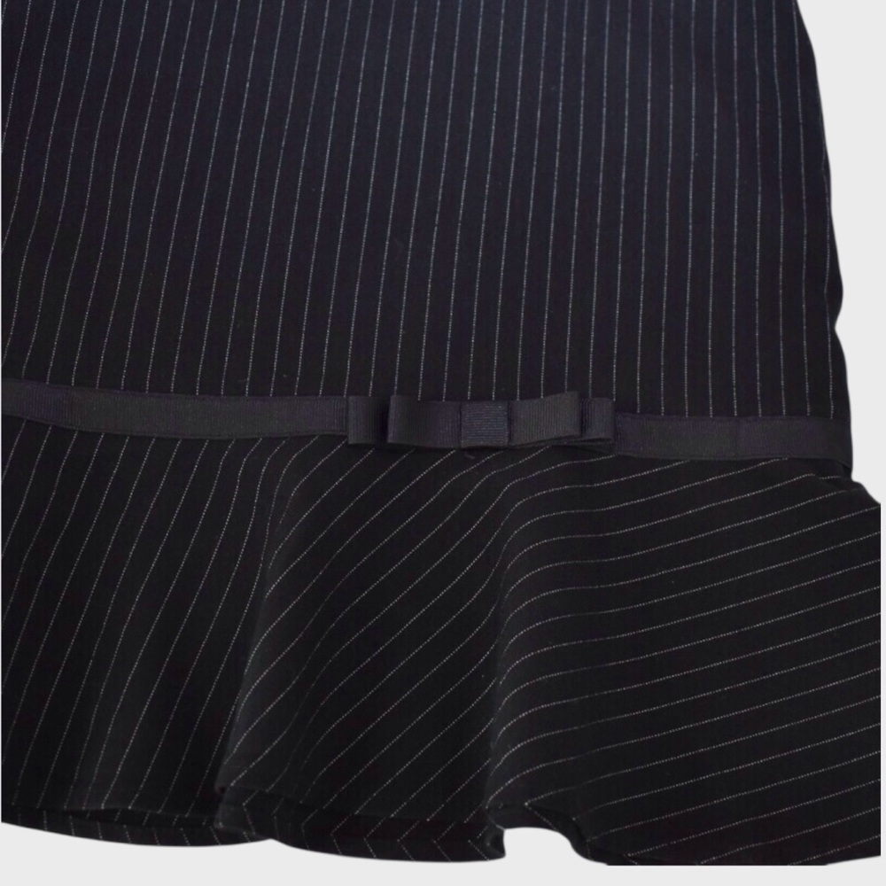 Briggs New York Pinstripe Ruffle Hem Mini Skirt - Picture 5 of 6